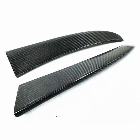 2x Real Carbon Fiber Rear Bumper Side Splitter fits Benz W205 AMG Sport 2015-2018