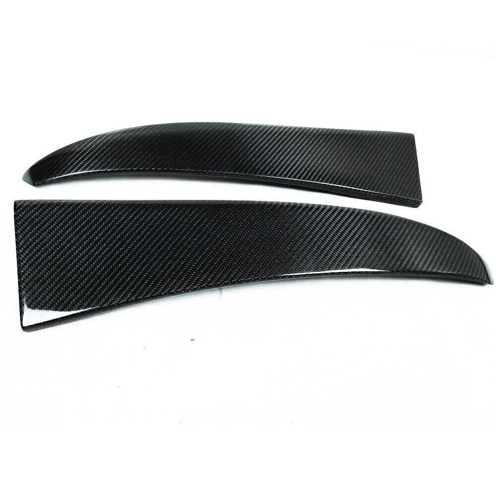 2x Real Carbon Fiber Rear Bumper Side Splitter fits Benz W205 AMG Sport 2015-2018