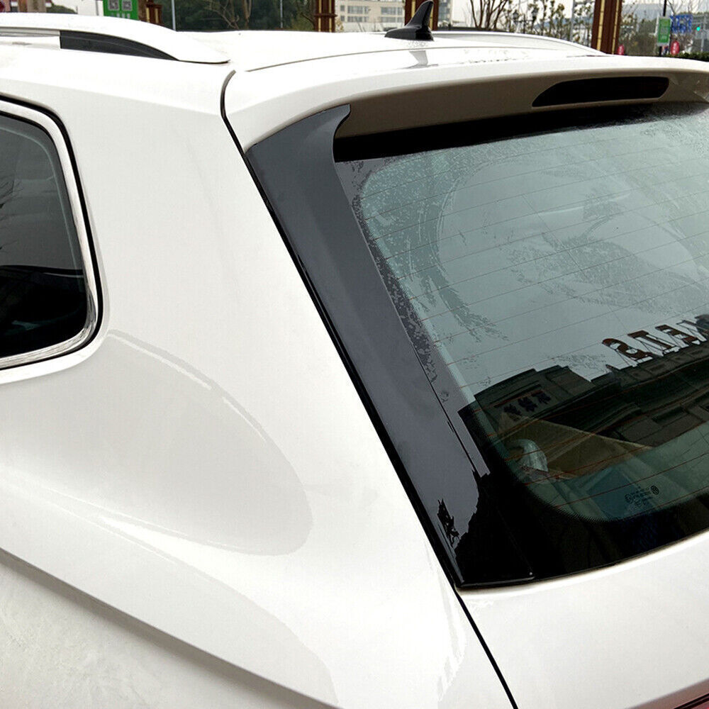 Rear Window Side Spoiler Canard Splitter Trim fits VW Tiguan MK2 2017-2020 Black