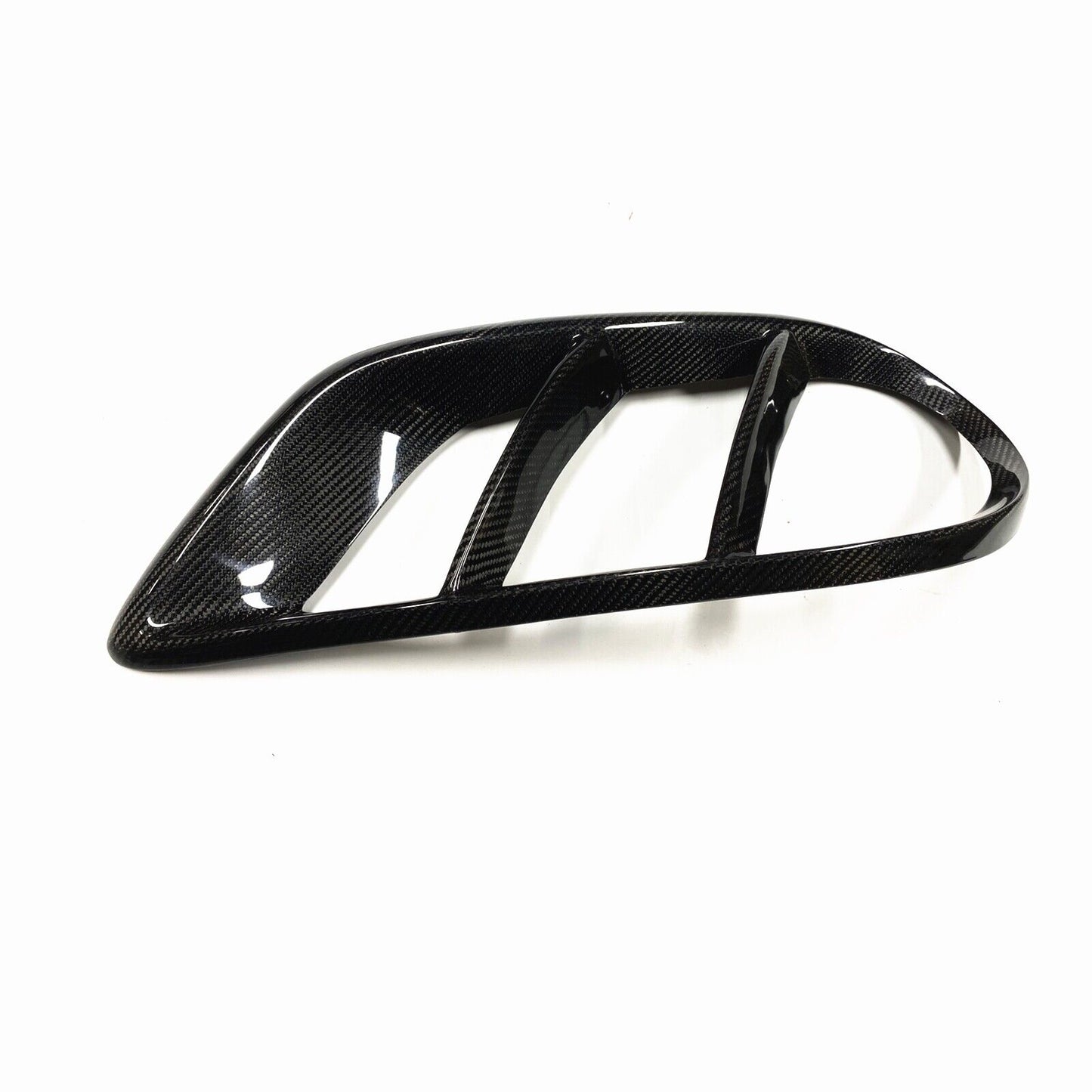 Carbon Fiber Fog Air Vent Cover Trim fits Benz W205 C200 C300 C43 2015-2018