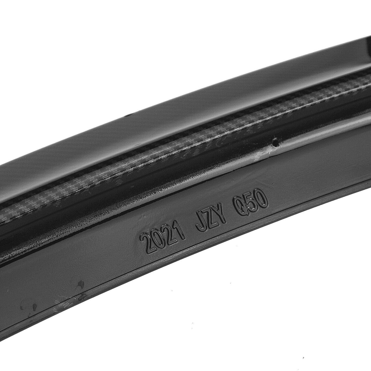 fits Infiniti Q50 2014-2023 AS Style Carbon Fiber Look Rear Trunk Spoiler Lid