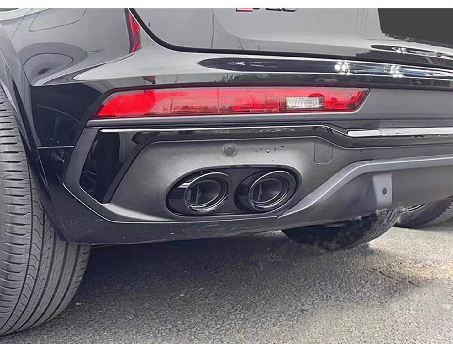 fits Audi Q5 S Line Sportback 2021-2023 Rear Bumper Diffuser Lip Kit Black