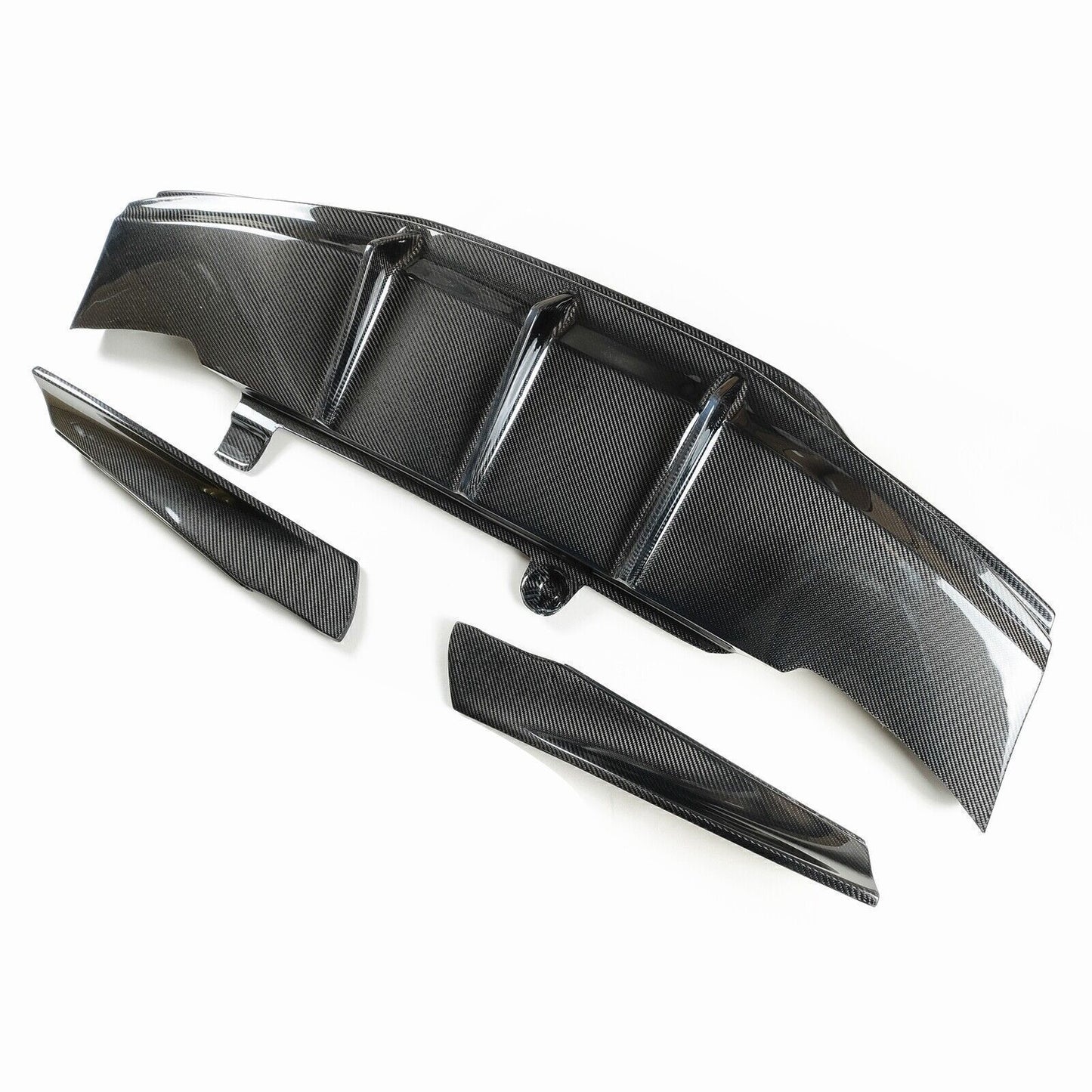 Black Rear Bumper Diffuser Lip fits 2015-2021 Mercedes Benz C63 AMG S PSM 2 Door