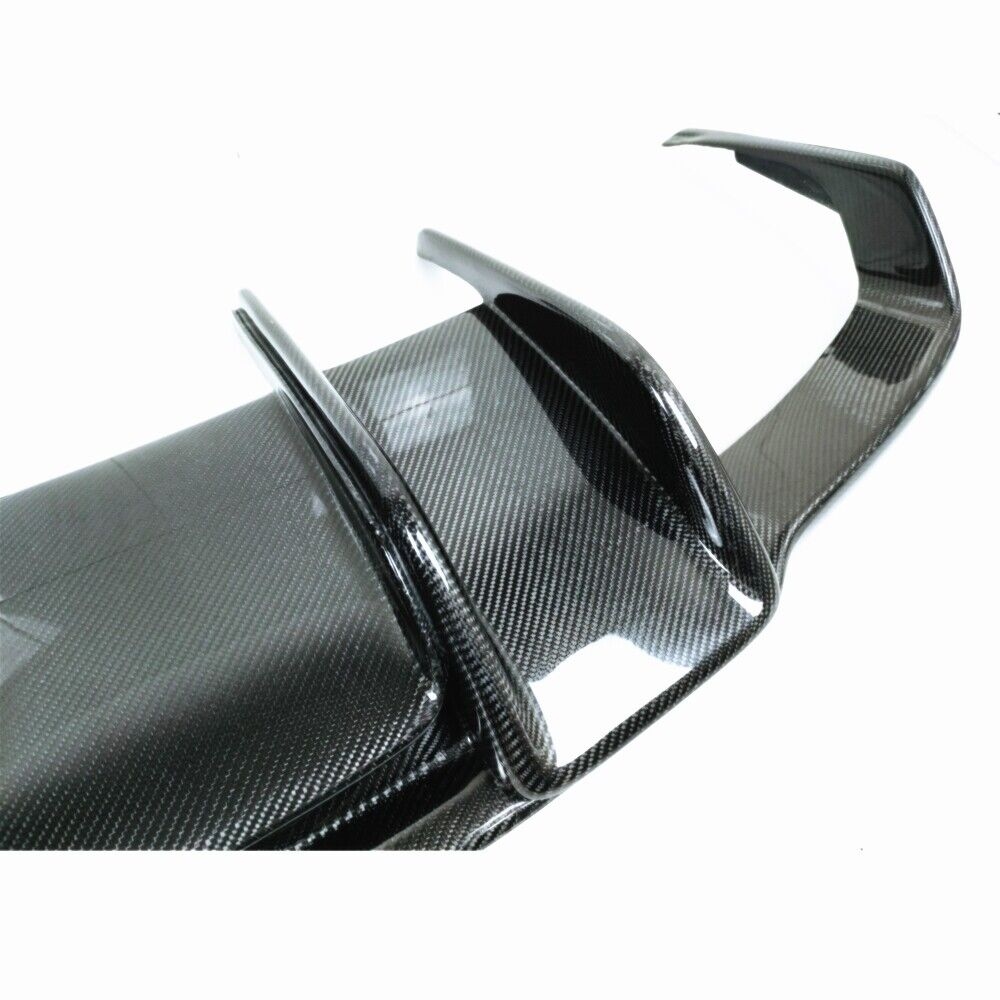 Black Rear Bumper Diffuser Lip fits Benz W218 CLS550 CLS63 AMG 11-14 Carbon Fiber