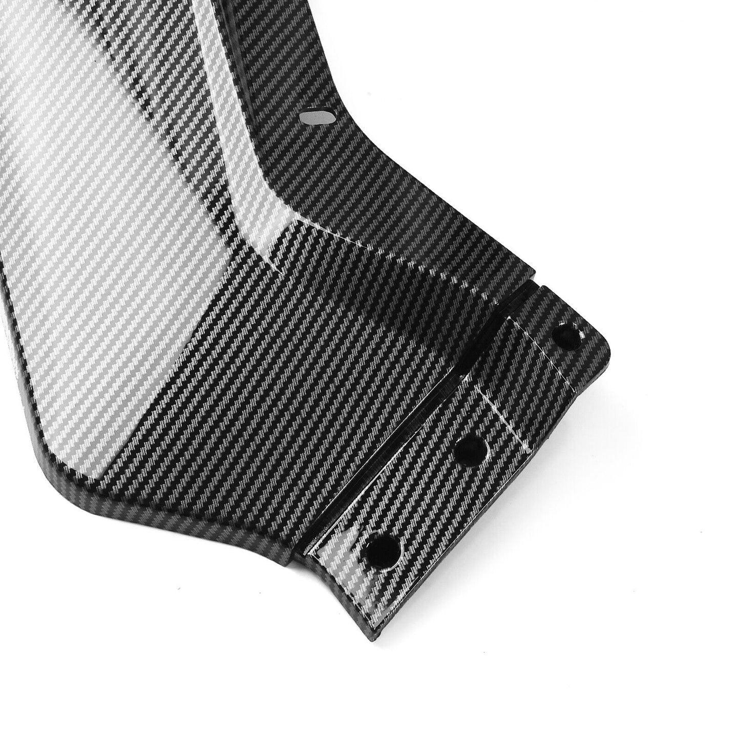 Carbon Fiber Look Front Bumper Spoiler Lip Splitter fits Chevy Corvette C8 20-24