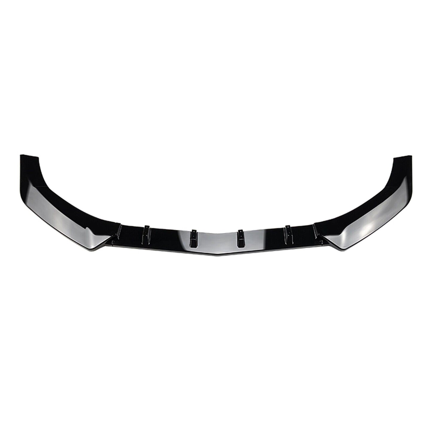 Gloss Black Front Bumper Spoiler Lip fits Mercedes Benz E Class W212 Sport 13-15