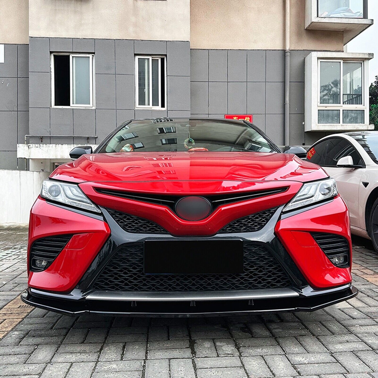 Gloss Black Front Spoiler Lip Splitter fits Toyota Camry 8th Sport 2018-2020 2019