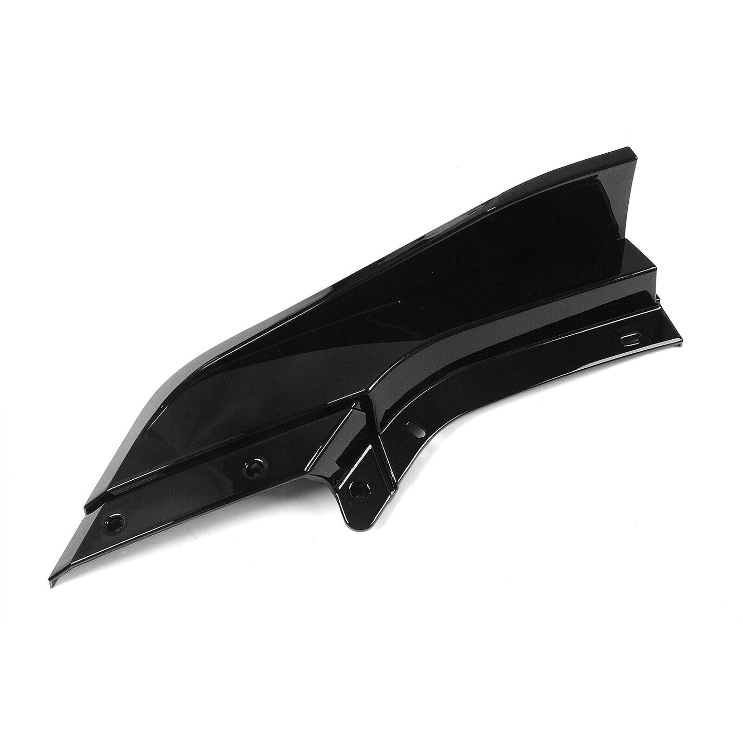 7PCS Front Bumper Spoiler Lip fits Chevy Corvette C8 Z51 2020-2024 Gloss Black