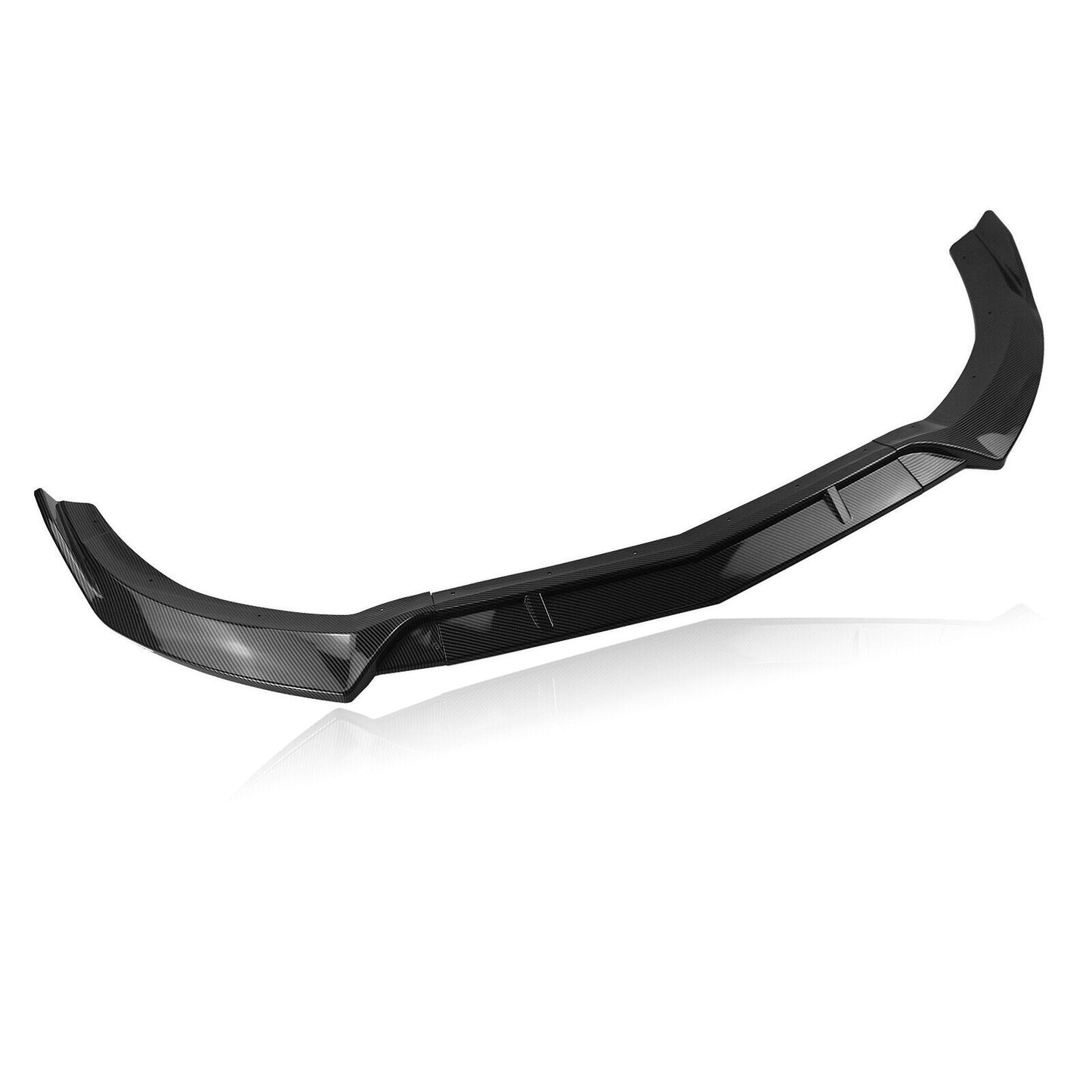 Front Bumper Spoiler Lip fits 2015-2018 Mercedes-Benz W218 CLS Carbon Fiber Look