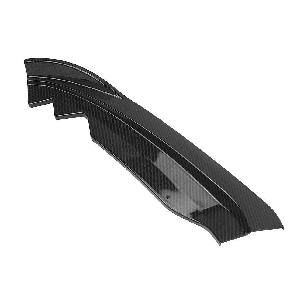 3pcs Carbon Fiber Look Front Bumper Spoiler Splitter fits Cadillac ATS 2015-2018