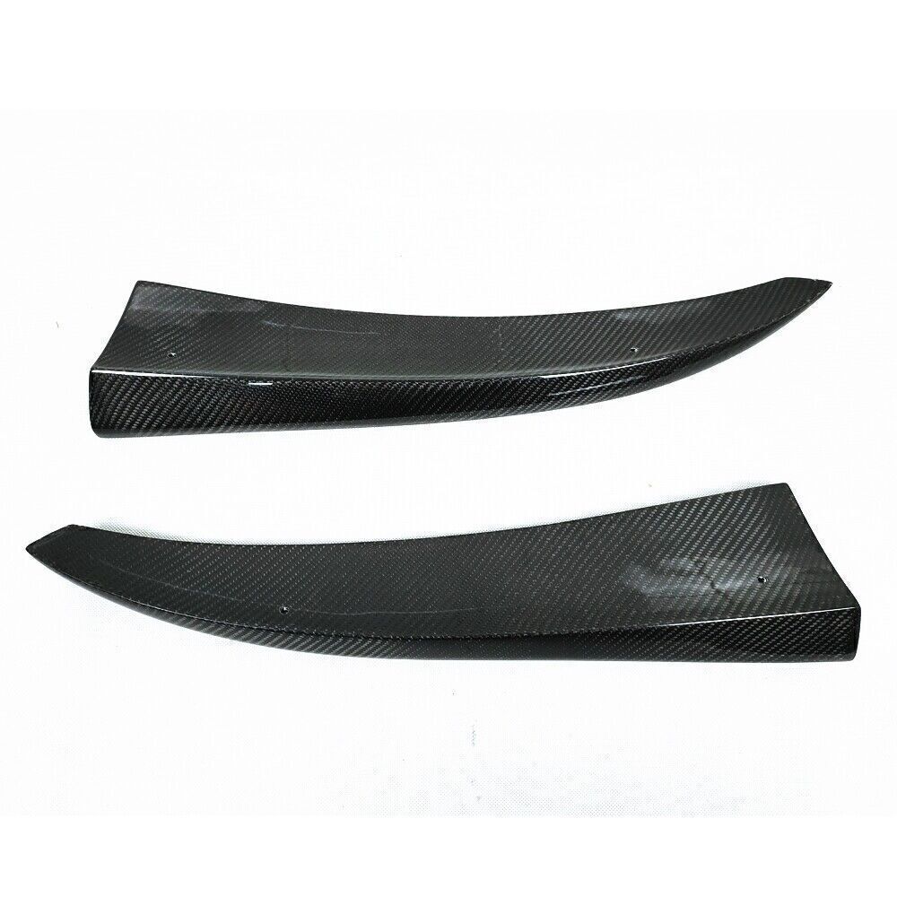 2x Real Carbon Fiber Rear Bumper Side Splitter fits Benz W205 AMG Sport 2015-2018