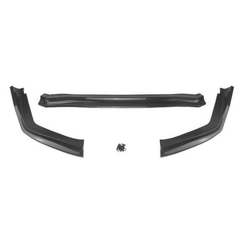 fits Subaru Impreza WRX 2015-2020 Front Bumper Spoiler Splitter Lip Carbon Look