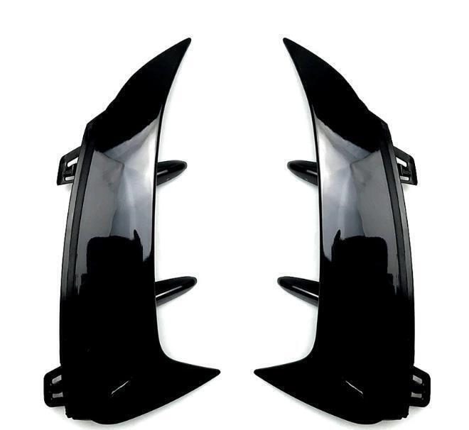 Black Rear Canard Air Vent Trim fits 2018-22 Mercedes Benz A class W177 Hatchback