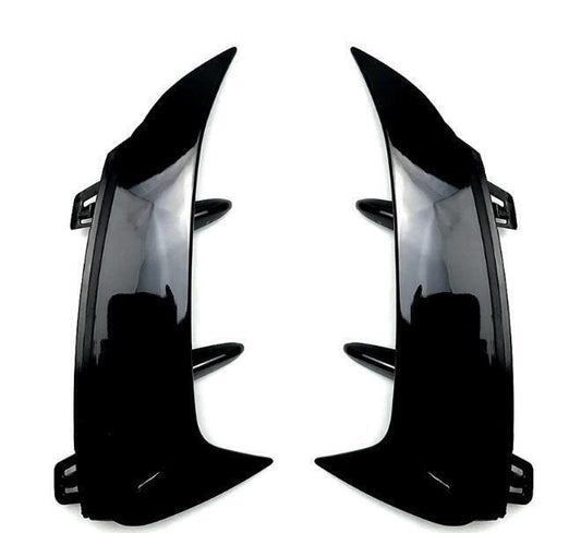Black Rear Canard Air Vent Trim fits 2018-22 Mercedes Benz A class W177 Hatchback