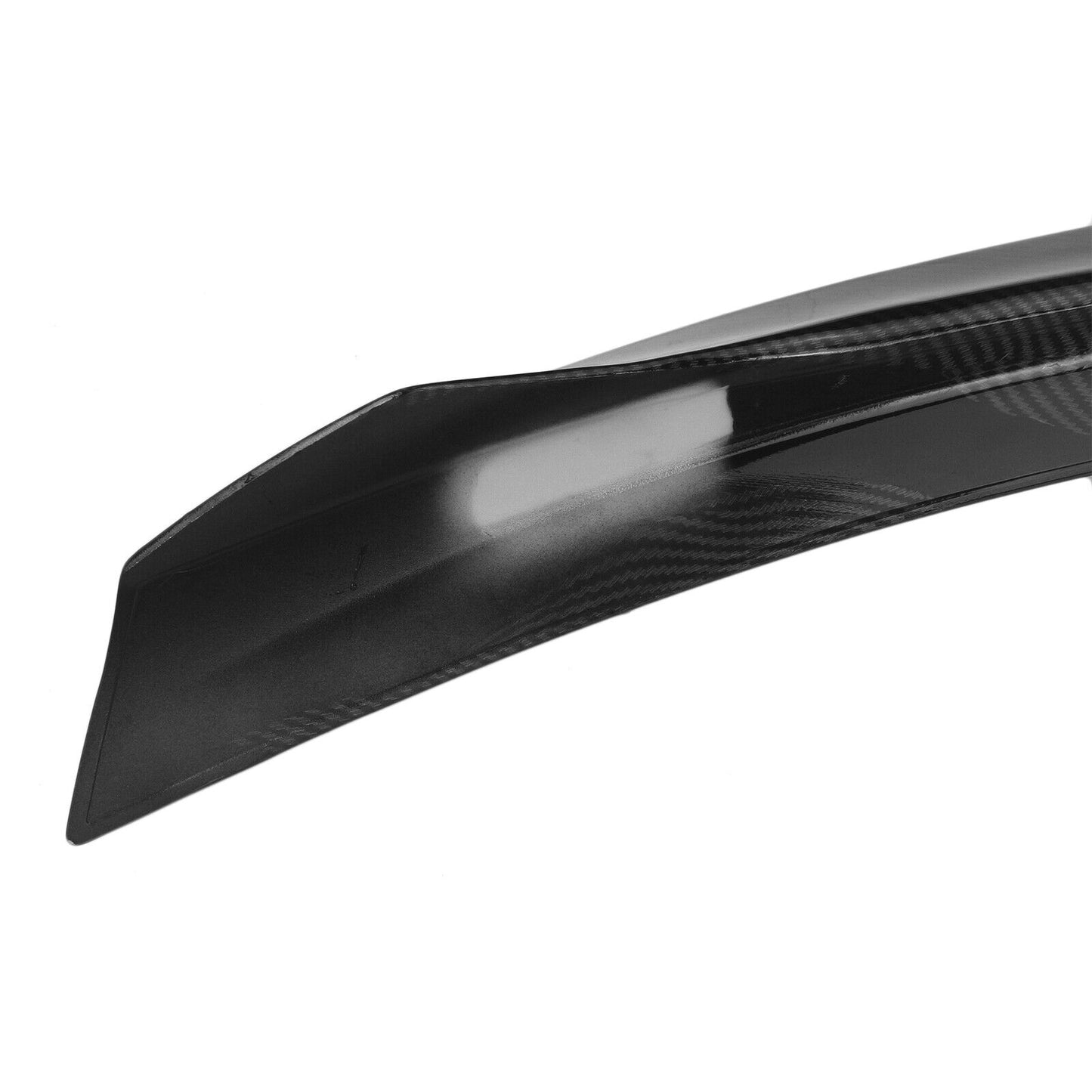 fits Infiniti Q50 2014-2023 AS Style Carbon Fiber Look Rear Trunk Spoiler Lid