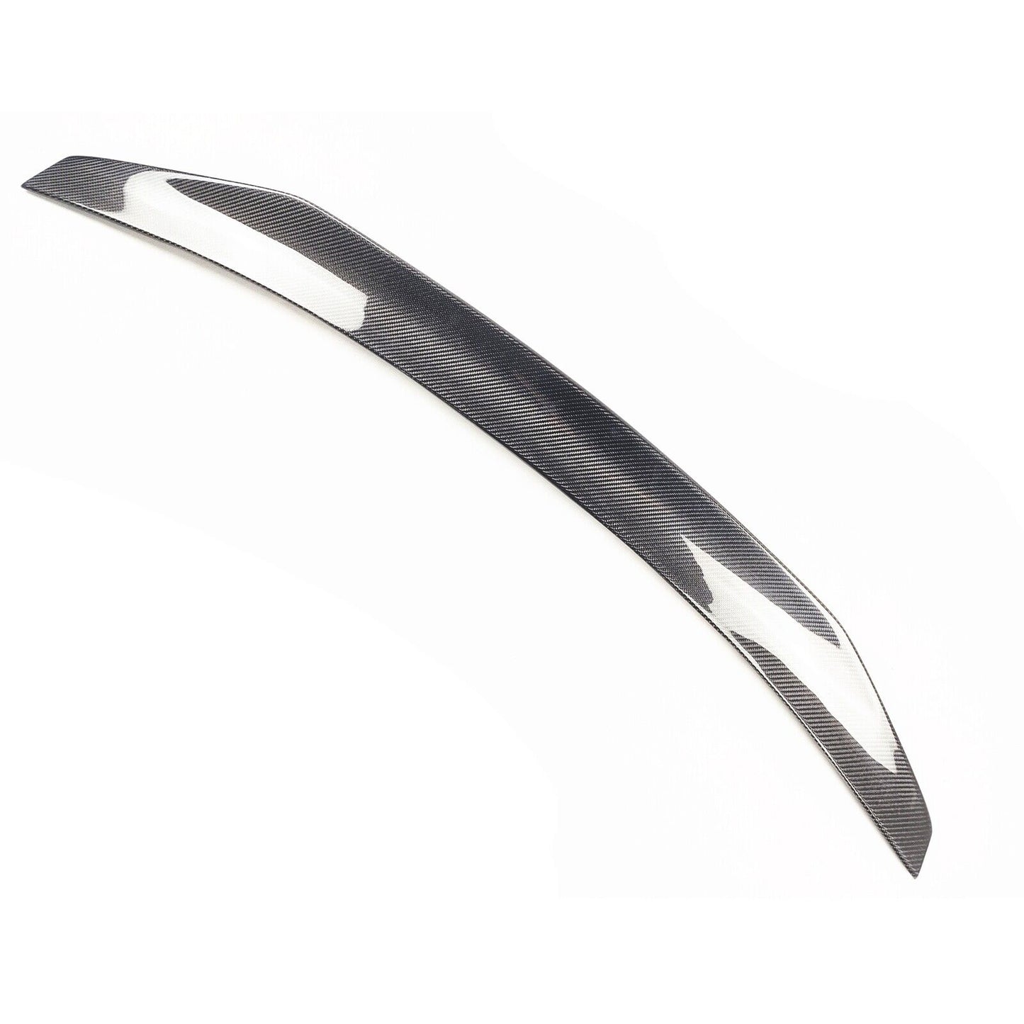 Carbon Fiber Rear Trunk Spoiler Lip fits Lexus GS200 GS300 GS450h 2013-2020 Black