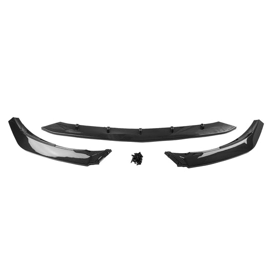 3x Front Bumper Spoiler Lip Kit fits Benz A Class W176 A45 AMG Hatchback 2015-18