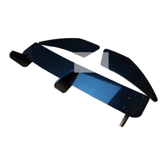 Fits VW Golf R MK7 Rear Diffuser and Rear Side Splitters 2013-2016 Spoiler Body Kit