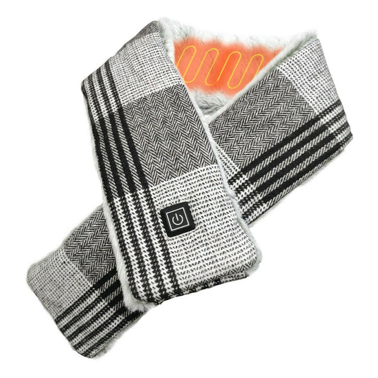 Mens Smart Electric Heated Scarf Winter Neck Warmer Shawl USB Man Woman Designer UK