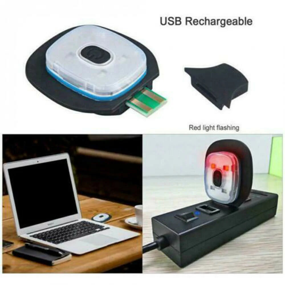 Grey Rechargeable Wireless Bluetooth LED Hat with Music Speakers Light Beanie Warm