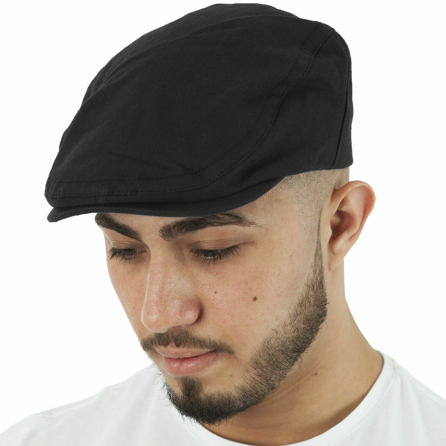 Brushed Cotton Flat Cap Classic Gatsby Flat Cap Cabbie Baker Boy Newsboy