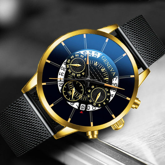 Mens Army Military Stainless Steel Wrist Watch Quartz Date Analog Sports Watches