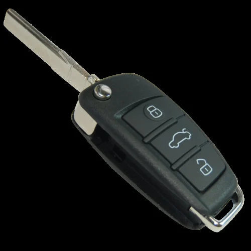 Car Key Shell Case Cover Fob Carbon Fiber For Audi A1 A3 A4 A6 Q3 Q7 TT