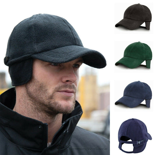 Fleece Mountain Cap Thermal Hiking Winter Hat Insulated Ear Flaps Warmers Warm