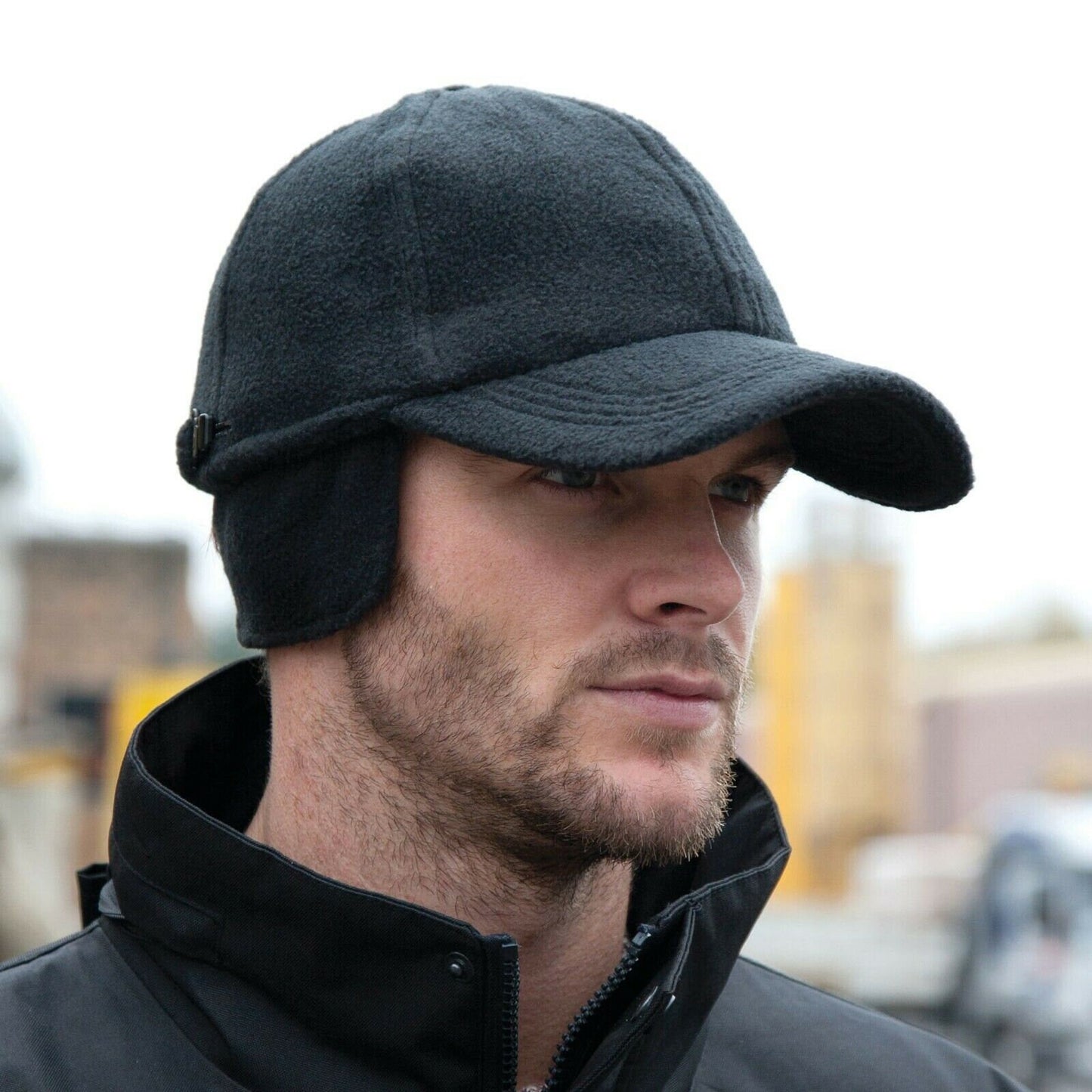 Fleece Mountain Cap Thermal Hiking Winter Hat Insulated Ear Flaps Warmers Warm