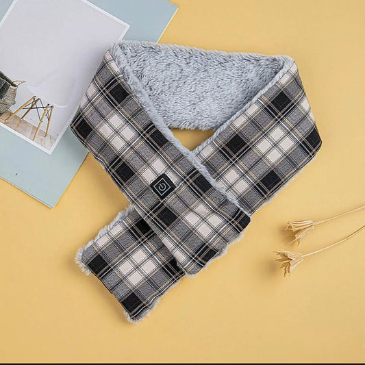 USB Heated Scarf electric Mens Women’s luxury designer winter warmer gift