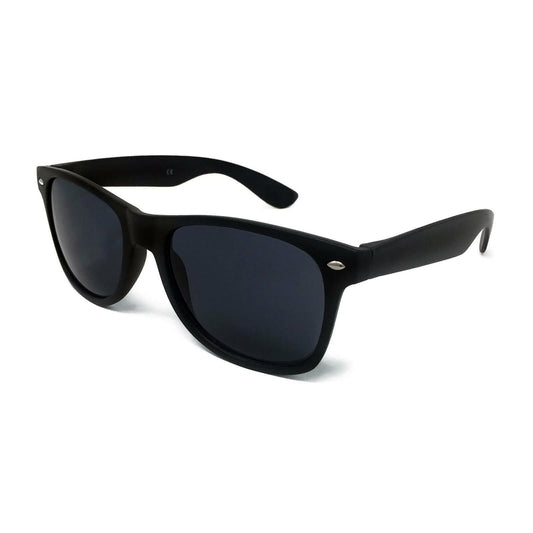 Unisex Matte Black Sunglasses Retro Fashion Classic Vintage