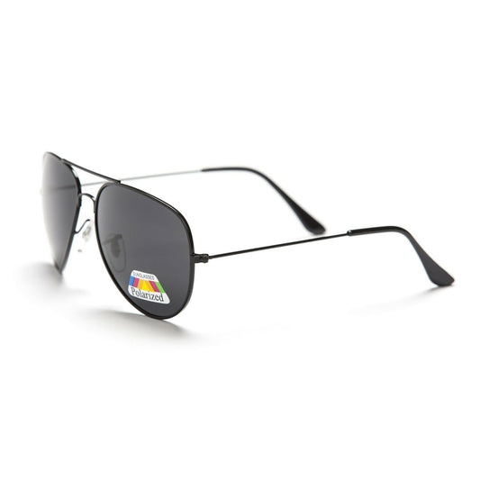 Black Unisex Flying Sunglasses Retro Polarized Shades