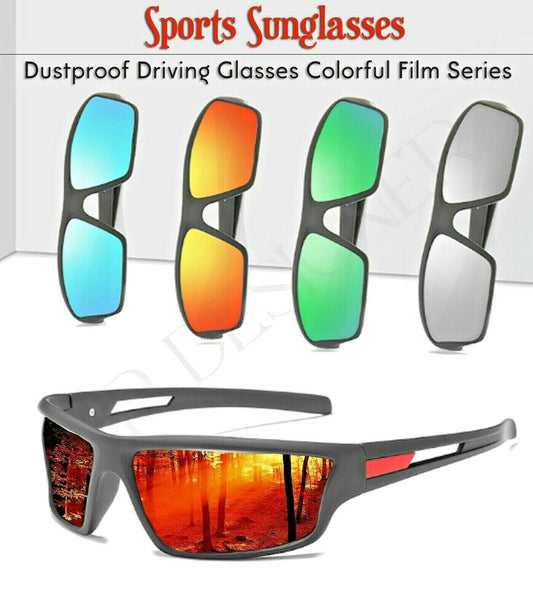 Unisex Polarized Sunglasses For Square Cycling Sport Driving Fishing