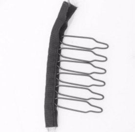 UK: Wig Comb Black X6 Wrapped Comp