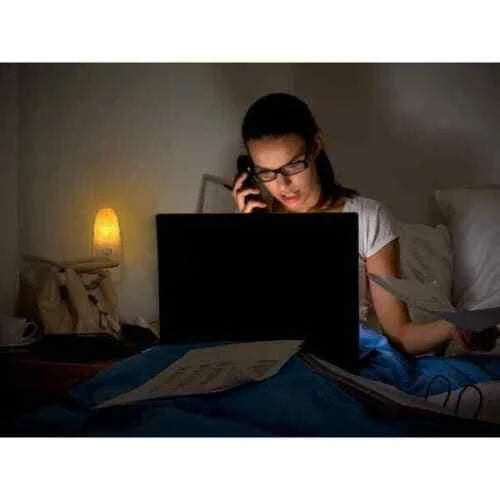 Himalayan USB Salt Lamp Crystal Pink Rock Natural Healing