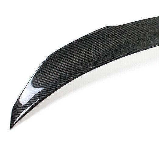1Set Carbon Fiber Car Duckbill Trunk Spoiler Lip For Infiniti Q50 2014-2023 PSM