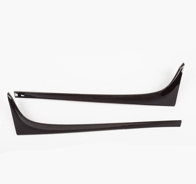2Pcs Gloss Black Car Rear Window Side Spoiler Trim For VW Golf 7 MK7 2014-2018