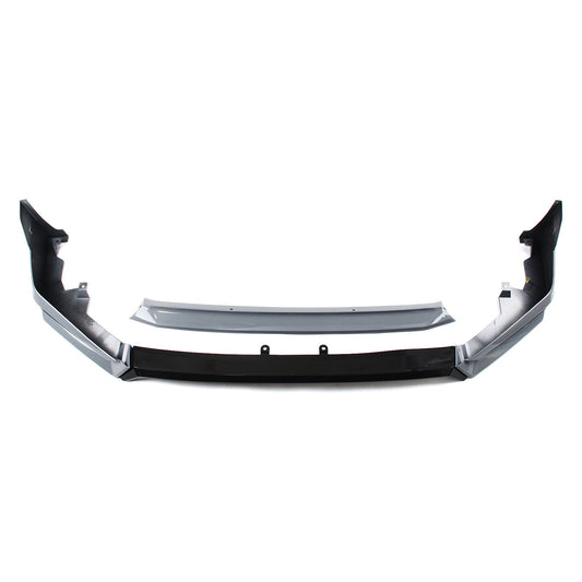 1Set Front Bumper Spoiler Lip Side Cover Gray For Honda Civic 11th All 2022-2024