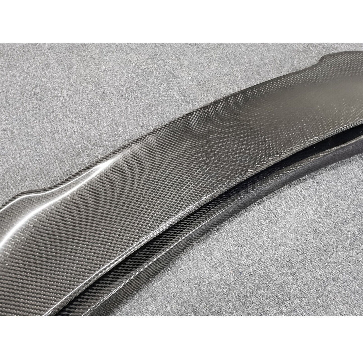 1x Carbon Fiber Rear Trunk Spoiler Wing Lip For Porsche Panamera 970.1 2010-2013