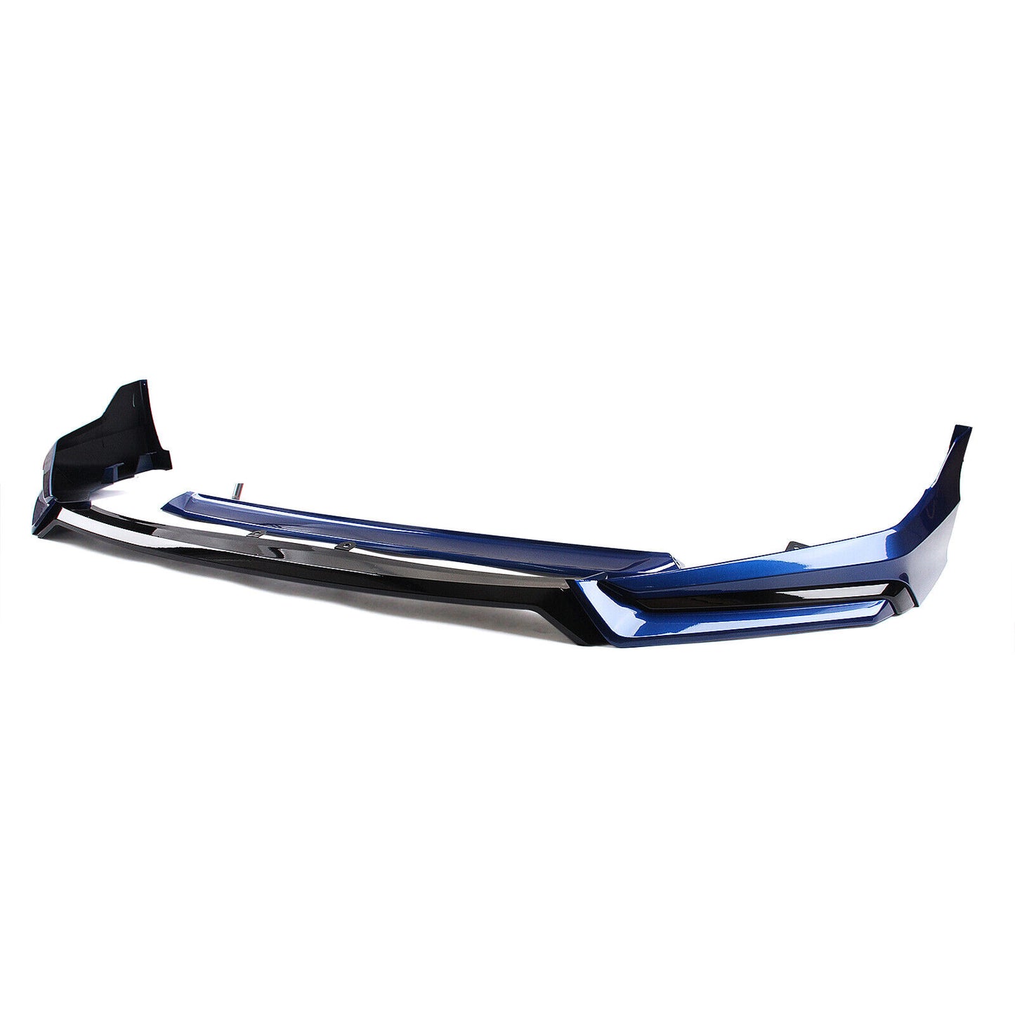 Car Front Bumper Spoiler Lip Side Cover Blue For Honda Civic 11th All 2022-2024