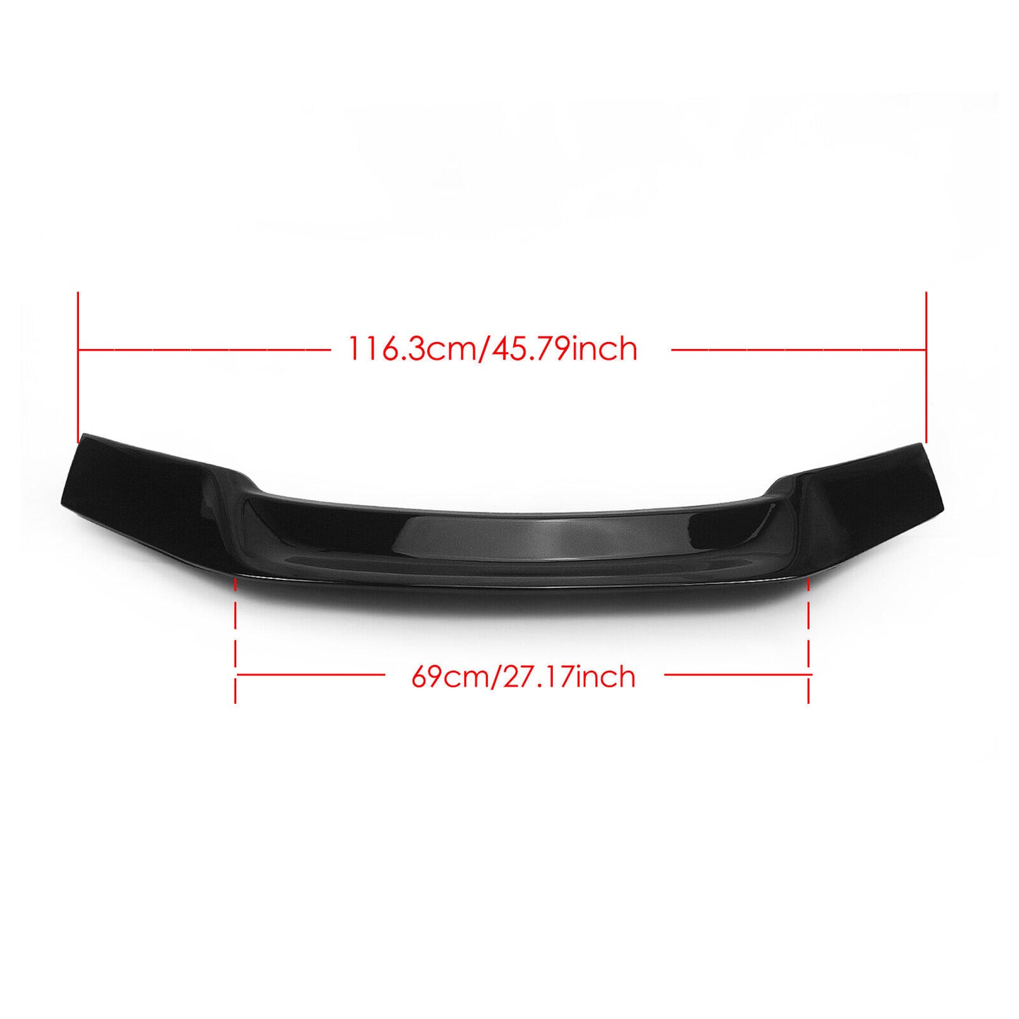 Car Rear Trunk Spoiler Wing Lip For LEXUS IS250 IS350 2006-2013 ABS Gloss Black