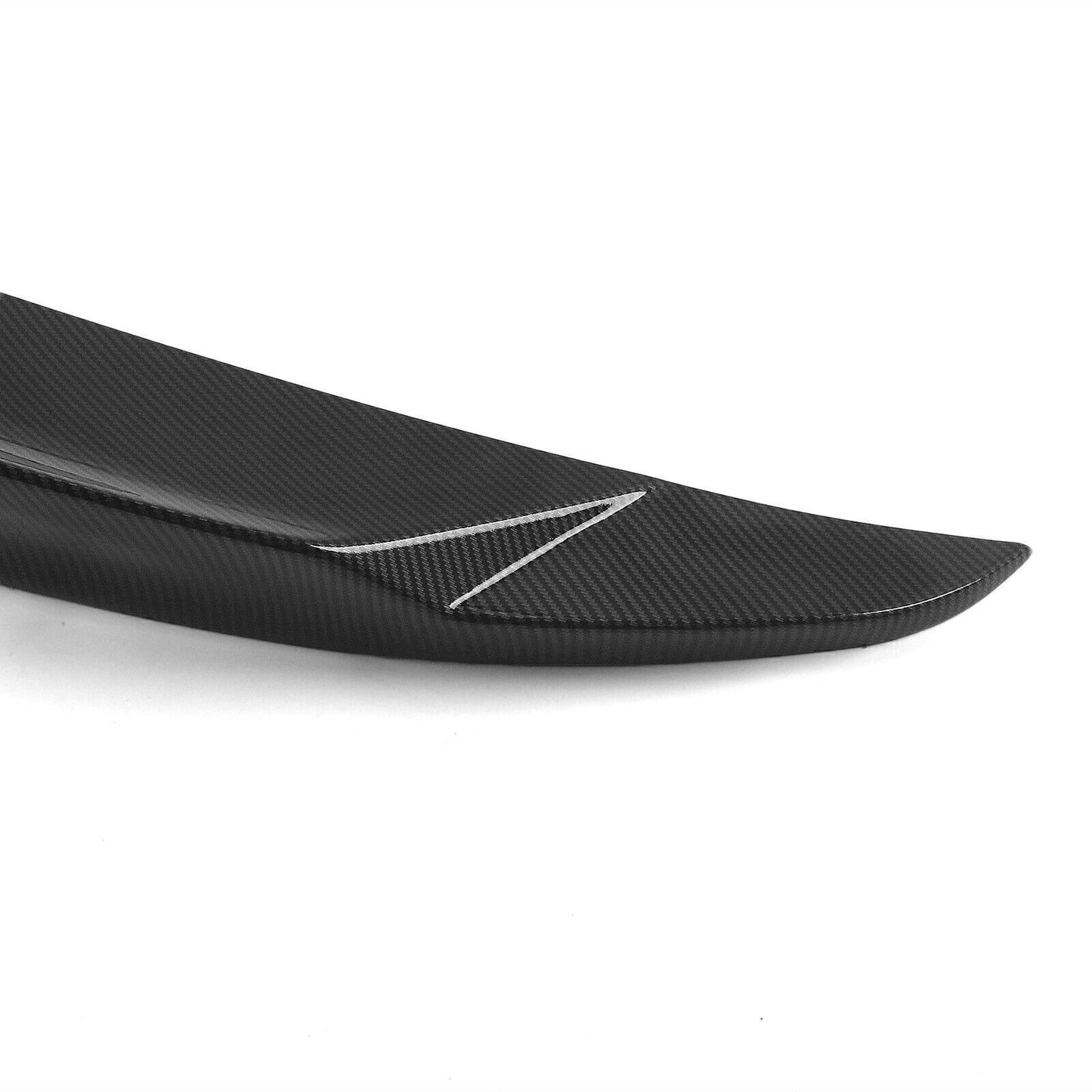 Carbon Fiber Look Rear Trunk Spoiler Lip For INFINITI G37 Q60 2Door 2008-2013