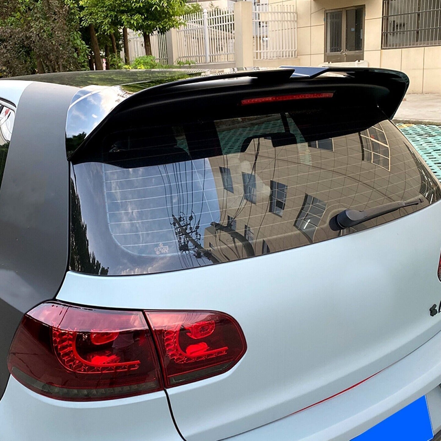 Gloss Black Rear Trunk Spoiler Wing For VW Golf 6 MK6 GTI R GTD 2008 2009-2013