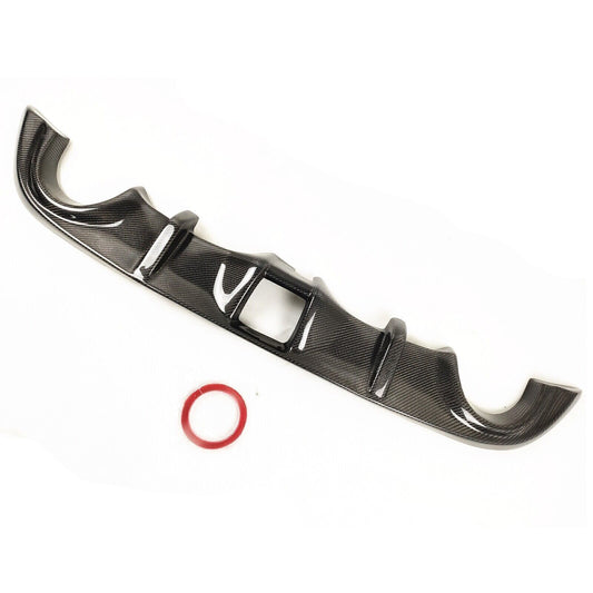 1Set Carbon Fiber Rear Bumper Diffuser Lip For Nissan 370z z34 2009-2020 Black