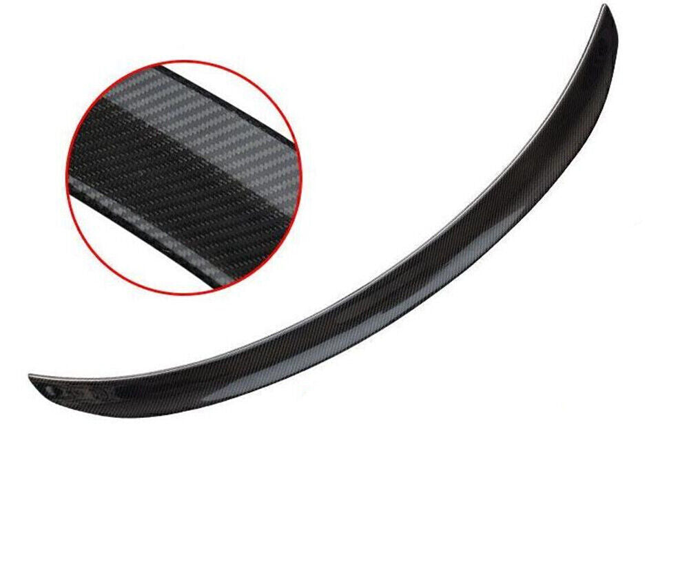 Carbon Fiber Car Rear Trunk Spoiler Wing Lip For Tesla Model S Sedan 2012-2022