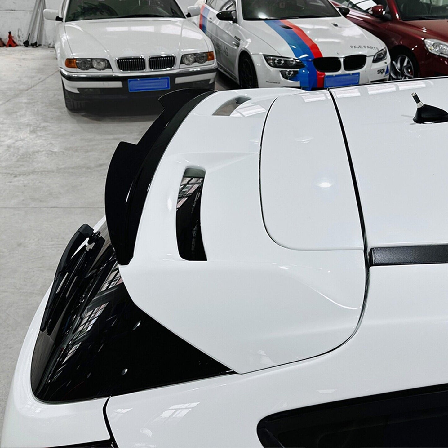 Car Rear Trunk Spoiler Lip Wing For Focus MK3 ST-Line ST 2011-17 Hatchback Black