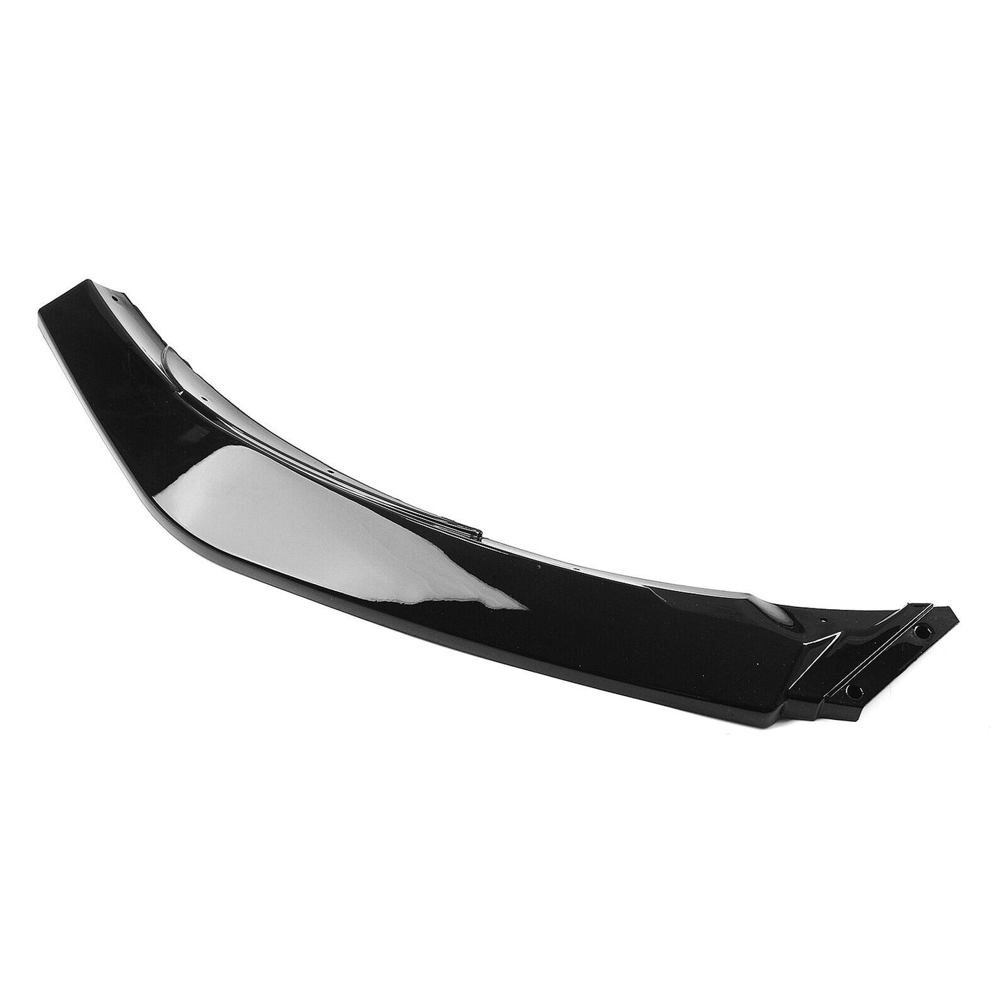 Front Bumper Spoiler Lip For Benz A Class W176 A200 A250 A45 AMG 2015-2018 Black