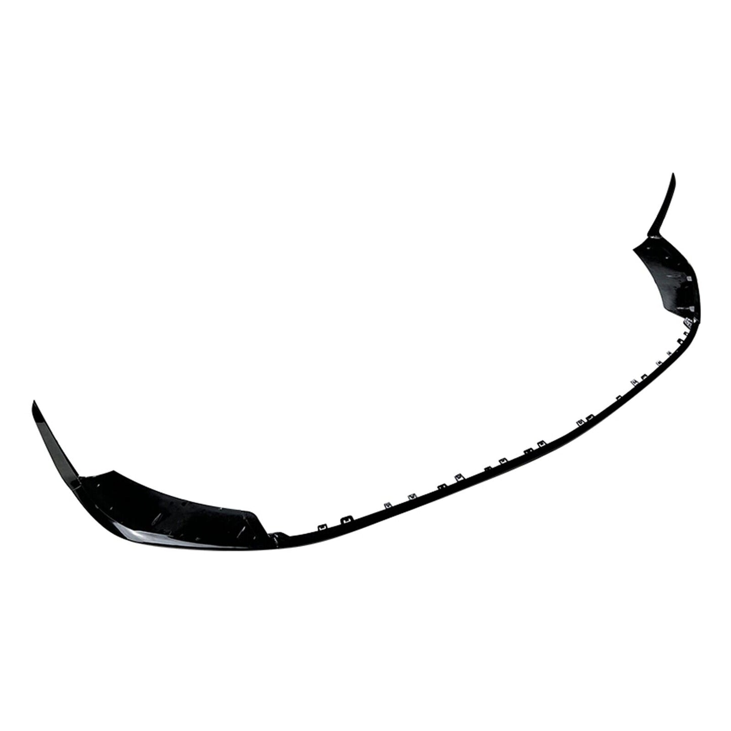 Black Front Bumper Spoiler Lip Kit For Benz C Class W206 C200 C43 AMG 2022-2024