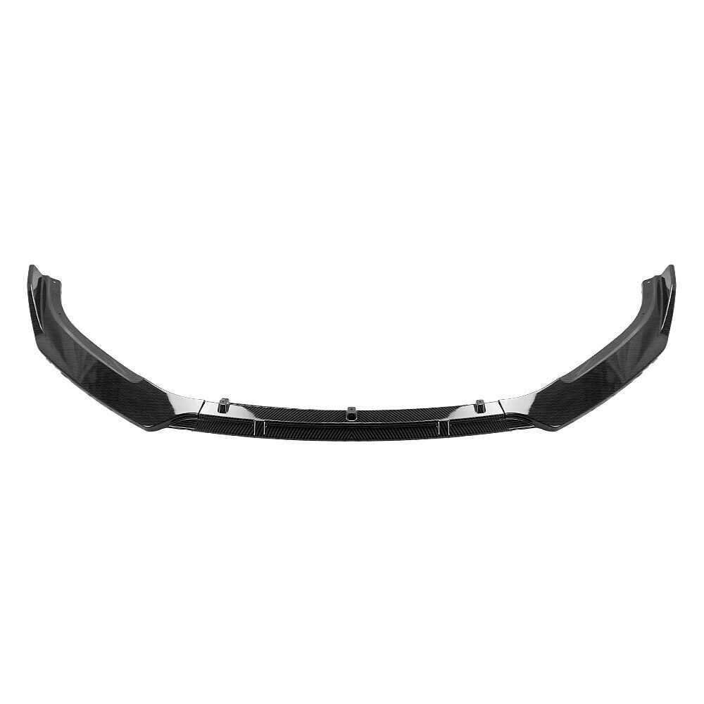 Carbon Look Front Bumper Spoiler Splitter Lip For Mazda 3 Axela Sedan 2014-2018