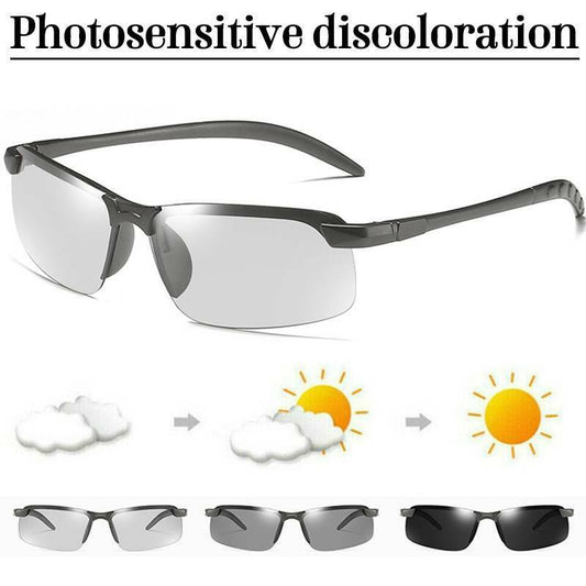 Unisex Photochromic Day and Night Sunglasses For Driving Sports